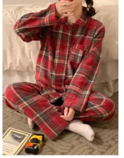 Pyjama à Carreaux Rouge Femme(Pyjama A Carreaux Rouge Femme)