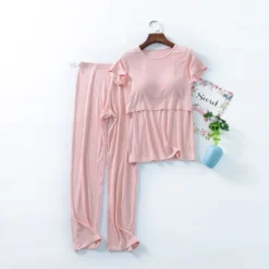 Pyjama De Grossesse Et D'Allaitement Manches Courtes(Pyjama De Grossesse Et Dallaitement) -Boutique De Pyjamas H2b1644fa3260436b9c27f10678828cf3F