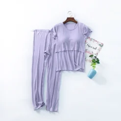 Pyjama De Grossesse Et D'Allaitement Manches Courtes(Pyjama De Grossesse Et Dallaitement) -Boutique De Pyjamas H50195c8ac768465ea43816b57ead6f2bn