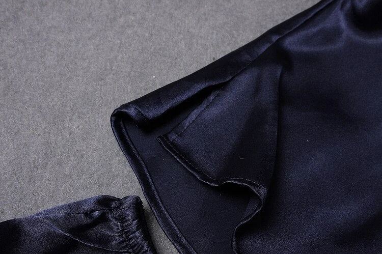 Pyjama 2 Pièces Femme Satin Avec Fleurs En Dentelles(Pyjama 2 Pieces Femme Satin) 15 Pyjama 2 Pièces Femme Satin Avec Fleurs En Dentelles(Pyjama 2 Pieces Femme Satin) – Image 15