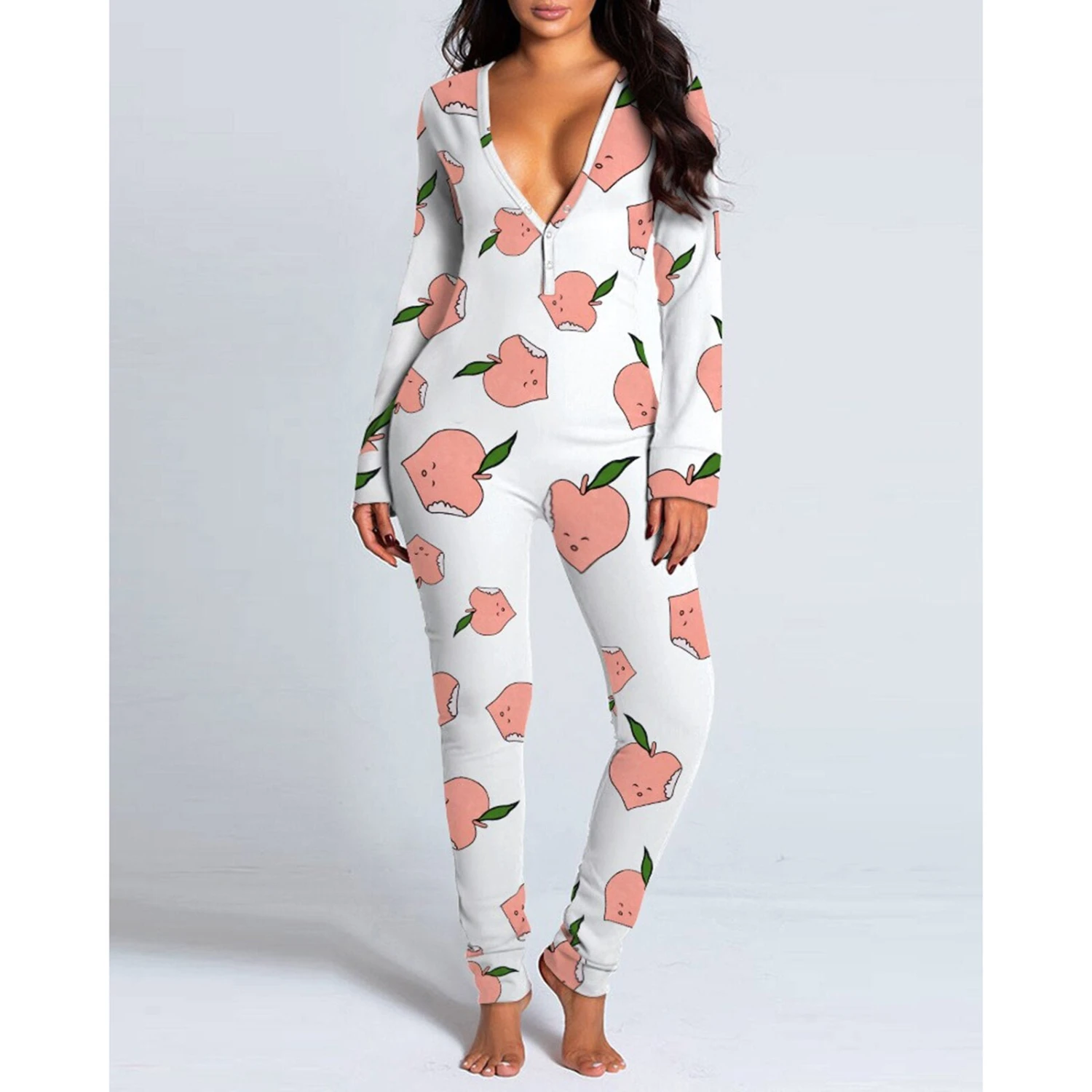 Pyjama Barboteuse Femme Sexy à Motifs(Pyjama Barboteuse Femme) 1 Pyjama Barboteuse Femme Sexy à Motifs(Pyjama Barboteuse Femme)