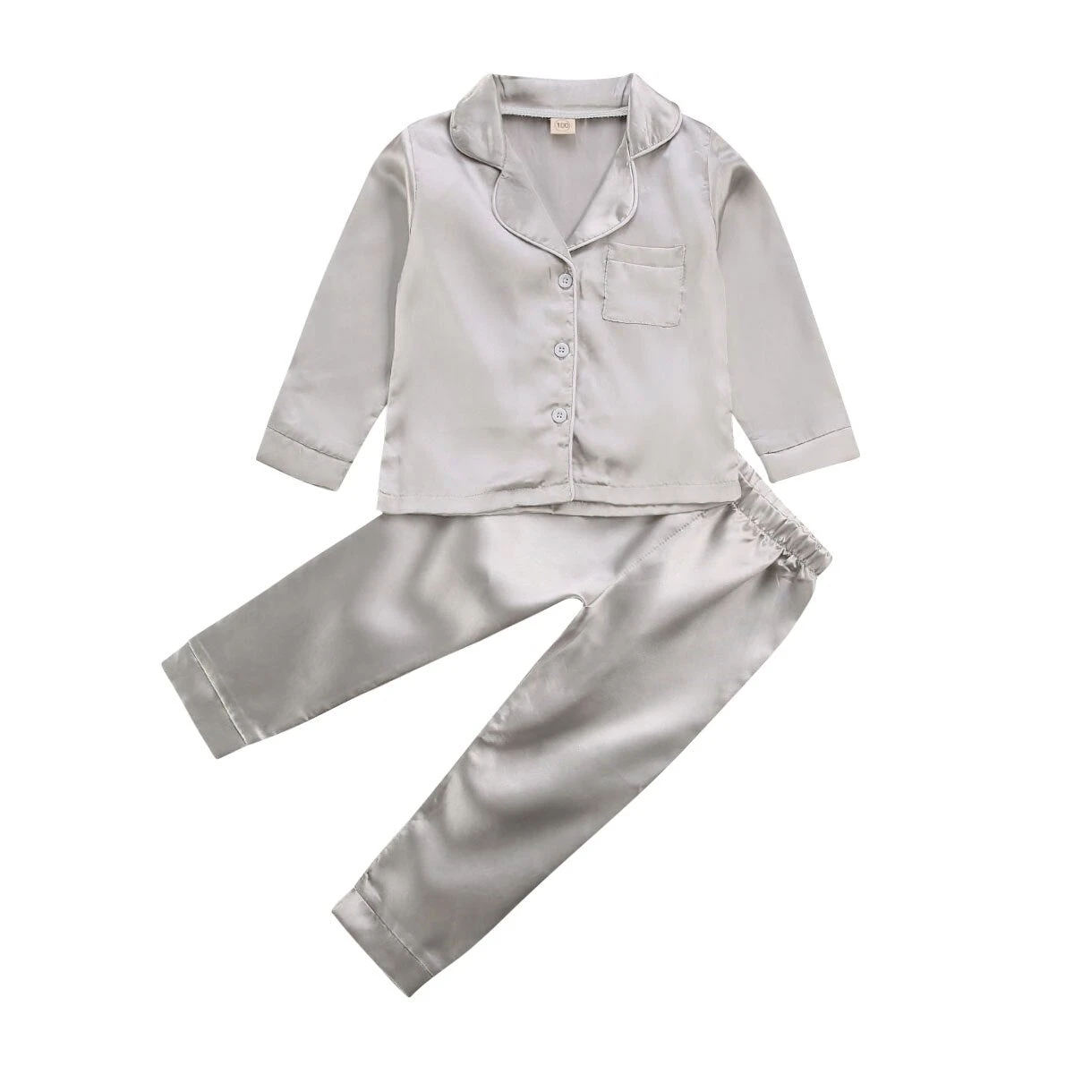 Pyjama Satin Manches Longues Fille(Pyjama Satin Manches Longues Fille) 3 Pyjama Satin Manches Longues Fille(Pyjama Satin Manches Longues Fille) – Image 3
