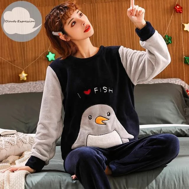 Pyjama Pilou Pilou Femme PINGOUIN(Pyjama Pilou Pilou Femme Pingouin) 1 Pyjama Pilou Pilou Femme PINGOUIN(Pyjama Pilou Pilou Femme Pingouin)