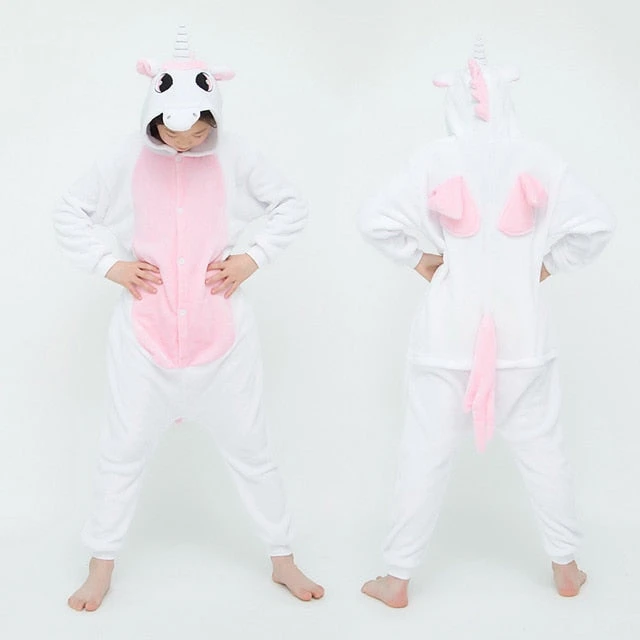 Pyjama Licorne Fille Blanc NECIA(Pyjama Licorne Fille Blanc) 2 Pyjama Licorne Fille Blanc NECIA(Pyjama Licorne Fille Blanc) – Image 2