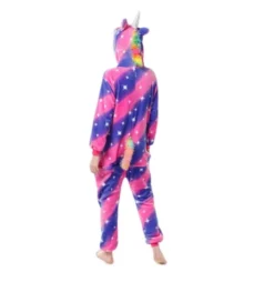 Pyjama Licorne Femme BICOLORE(Pyjama Licorne Femme Bicolore) -Boutique De Pyjamas PyjamaLicorneBicoloreroseetviolet