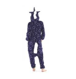 Pyjama Licorne Femme BLEU FONCE(Pyjama Licorne Femme Bleu Fonce) -Boutique De Pyjamas PyjamaLicorneFemmebleufoncee