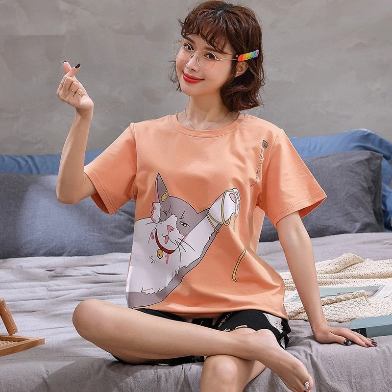 Pyjama Assorti Homme Et Femme Avec Motif Chat(Pyjama Assorti Homme Et Femme) 3 Pyjama Assorti Homme Et Femme Avec Motif Chat(Pyjama Assorti Homme Et Femme) – Image 3