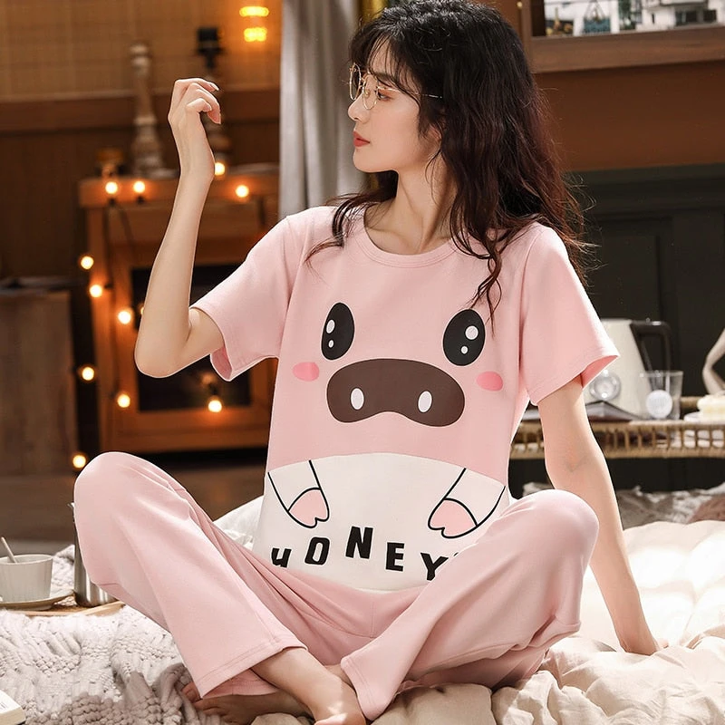 Pyjama Couple Humour Frimousse De Cochon(Pyjama Couple Humour) 2 Pyjama Couple Humour Frimousse De Cochon(Pyjama Couple Humour) – Image 2