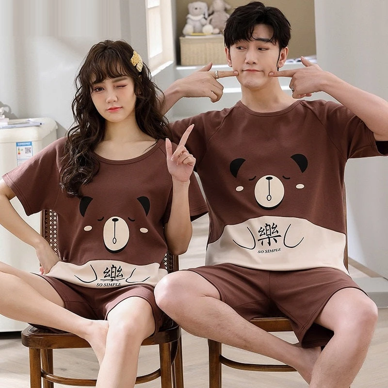 Ensemble Pyjama Assorti Couple Avec Motif Similaire(Ensemble Pyjama Assorti Couple) 1 Ensemble Pyjama Assorti Couple Avec Motif Similaire(Ensemble Pyjama Assorti Couple)