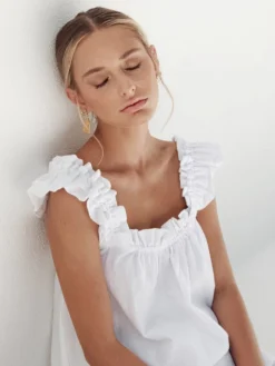 Pyjama Blanc Femme Sexy Froncé(Pyjama Blanc Femme Sexy) 22 Pyjama Blanc Femme Sexy Froncé(Pyjama Blanc Femme Sexy) -Boutique De Pyjamas S5a653bb3cc8448a5ba2d9149575f28f6L