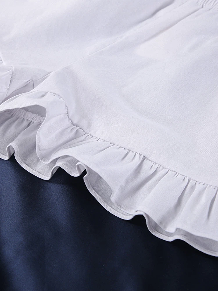 Pyjama Blanc Femme Sexy Froncé(Pyjama Blanc Femme Sexy) 16 Pyjama Blanc Femme Sexy Froncé(Pyjama Blanc Femme Sexy) – Image 16