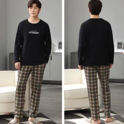 Pyjama Ensemble Homme A Carreaux Manches Longues(Pyjama Ensemble Homme) 15 Pyjama Ensemble Homme A Carreaux Manches Longues(Pyjama Ensemble Homme) -Boutique De Pyjamas Sab71a1c25c0f42359071c03834d1cfc8H