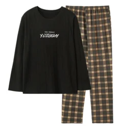 Pyjama Ensemble Homme A Carreaux Manches Longues(Pyjama Ensemble Homme) 14 Pyjama Ensemble Homme A Carreaux Manches Longues(Pyjama Ensemble Homme) -Boutique De Pyjamas Sb87b29d9e7774ac69dc5567f065f4a91D