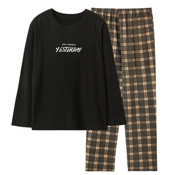 Pyjama Ensemble Homme A Carreaux Manches Longues(Pyjama Ensemble Homme) 6 Pyjama Ensemble Homme A Carreaux Manches Longues(Pyjama Ensemble Homme) – Image 6