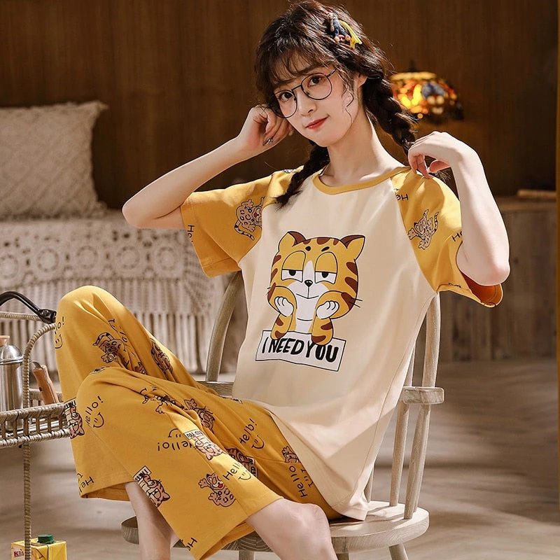 Pyjama Pour Amoureux Motif Chat(Pyjama Pour Amoureux) 2 Pyjama Pour Amoureux Motif Chat(Pyjama Pour Amoureux) – Image 2