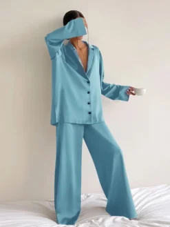 Pyjama Satin Femme Oversize(Pyjama Satin Femme Oversize) -Boutique De Pyjamas Sbdfd2221c2a54e7f8674270fedf66962X