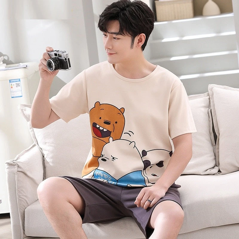 Pyjama Couple Goal Assorti 2 Pièces T-Shirt Et Short(Pyjama Couple Goal) 2 Pyjama Couple Goal Assorti 2 Pièces T-Shirt Et Short(Pyjama Couple Goal) – Image 2