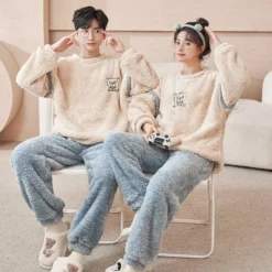 Pyjama Pilou Pilou Couple à Motif Ours(Pyjama Pilou Pilou Couple)