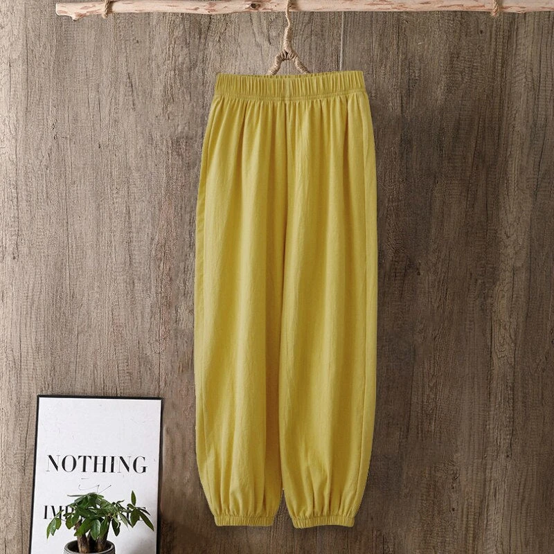 Pantalon Lin Décontracté Femme(Pantalon Lin Decontracte Femme) 5 Pantalon Lin Décontracté Femme(Pantalon Lin Decontracte Femme) – Image 5