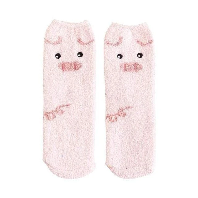 Chaussette Pilou Pilou Avec Motif Cochon CHO(Chaussette Pilou Pilou Avec Motif Cochon) 2 Chaussette Pilou Pilou Avec Motif Cochon CHO(Chaussette Pilou Pilou Avec Motif Cochon) – Image 2