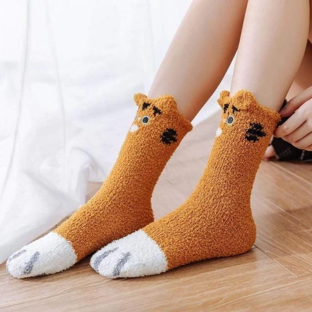 Chaussette Pilou Pilou TÊTE CHAT ROUX(Chaussette Pilou Pilou Chat Roux) 3 Chaussette Pilou Pilou TÊTE CHAT ROUX(Chaussette Pilou Pilou Chat Roux) – Image 3