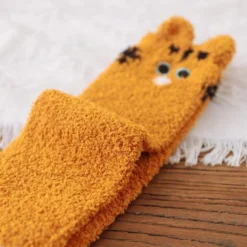 Chaussette Pilou Pilou TÊTE CHAT ROUX(Chaussette Pilou Pilou Chat Roux) 9 Chaussette Pilou Pilou TÊTE CHAT ROUX(Chaussette Pilou Pilou Chat Roux) -Boutique De Pyjamas chaussette pilou animaux 3