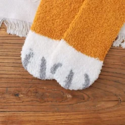 Chaussette Pilou Pilou TÊTE CHAT ROUX(Chaussette Pilou Pilou Chat Roux) 11 Chaussette Pilou Pilou TÊTE CHAT ROUX(Chaussette Pilou Pilou Chat Roux) -Boutique De Pyjamas chaussette pilou animaux 5