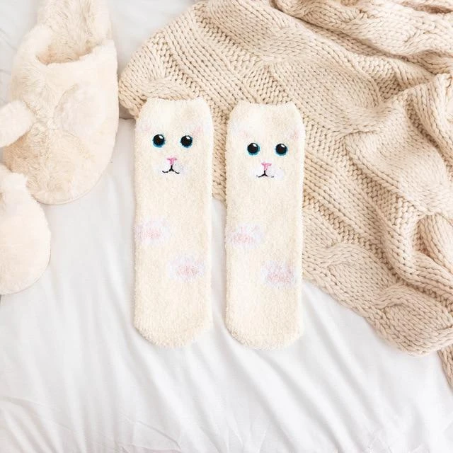 Chaussettes Pilou Chat CHUYA(Chaussette Pilou Chat) 1 Chaussettes Pilou Chat CHUYA(Chaussette Pilou Chat)