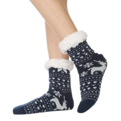 Chaussette Pilou Pilou RENNE BLEU(Chaussette Pilou Pilou Renne Bleu) 6 Chaussette Pilou Pilou RENNE BLEU(Chaussette Pilou Pilou Renne Bleu) -Boutique De Pyjamas chaussette pilou femme bleu bleu marine 800x800 1