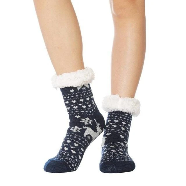 Chaussette Pilou Pilou RENNE BLEU(Chaussette Pilou Pilou Renne Bleu) 1 Chaussette Pilou Pilou RENNE BLEU(Chaussette Pilou Pilou Renne Bleu)