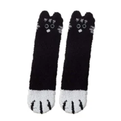 Chaussette Pilou Pilou TÊTE CHAT NOIR(Chaussette Pilou Pilou Chat Noir)