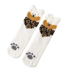 Chaussette Pilou Pilou SHIBA INU BLANC(Chaussette Pilou Pilou Shiba Inu Blanc)