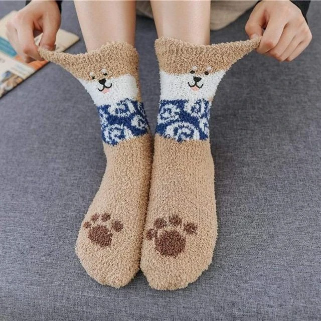 Chaussette Pilou Pilou SHIBA INU MARRON(Chaussette Pilou Pilou Shiba Inu Marron) 1 Chaussette Pilou Pilou SHIBA INU MARRON(Chaussette Pilou Pilou Shiba Inu Marron)