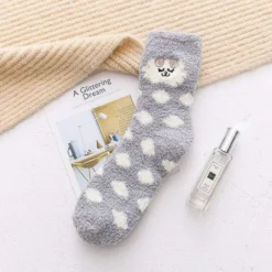 Chaussette Pilou Pilou CHAT GRIS(Chaussette Pilou Pilou Chat Gris 1)