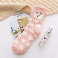 Chaussette Pilou Pilou CHAT ROSE(Chaussette Pilou Pilou Chat Rose)