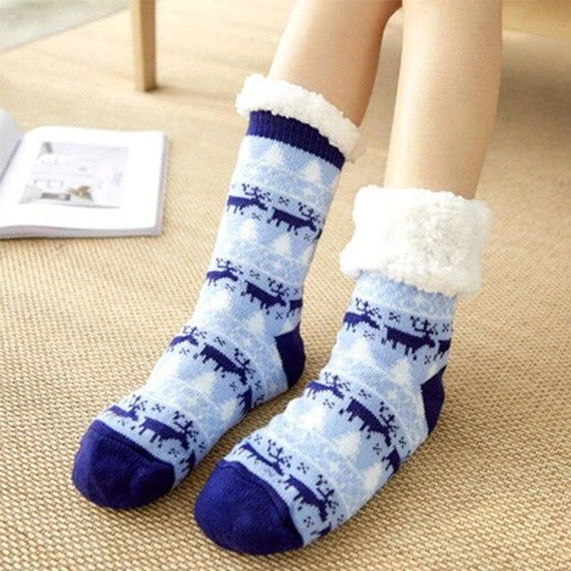 Chaussette Pilou Pilou NOËL BLEUE(Chaussette Pilou Pilou Noel Bleue) 1 Chaussette Pilou Pilou NOËL BLEUE(Chaussette Pilou Pilou Noel Bleue)