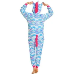 Pyjama Licorne Femme MULTICOLORE(Pyjama Licorne Femme Multicolore 9) 7 Pyjama Licorne Femme MULTICOLORE(Pyjama Licorne Femme Multicolore 9) -Boutique De Pyjamas grenouillere licorne bleue skyla dos 640x640 1