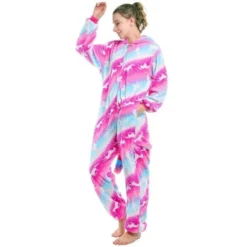 Pyjama Licorne Femme BICOLORE(Pyjama Licorne Femme Bipocolore) -Boutique De Pyjamas grenouillere licorne dila 640x640 1