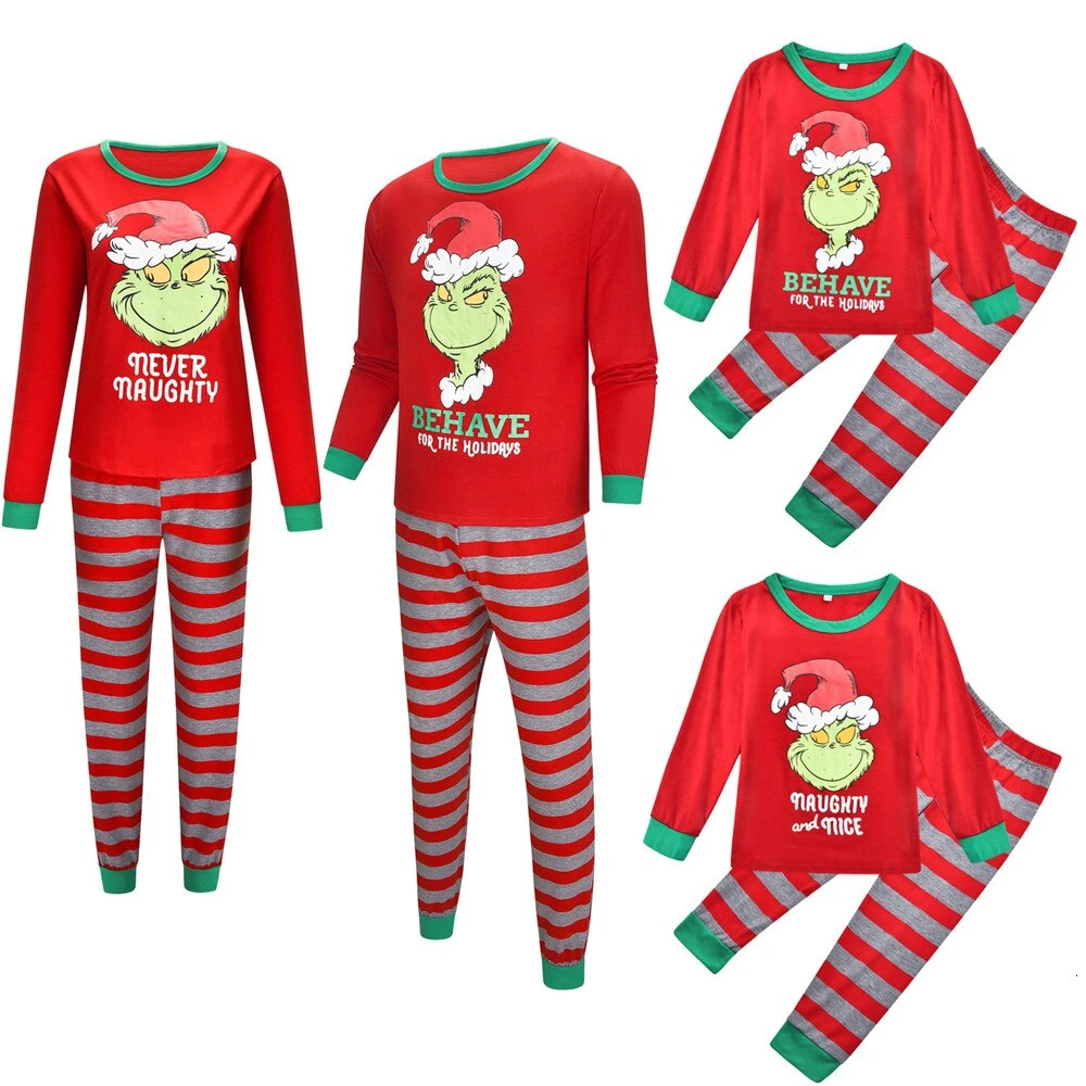 Pyjama De Noël Famille GRINCH(Pyjama De Noel Famille Grinch) 7 Pyjama De Noël Famille GRINCH(Pyjama De Noel Famille Grinch) – Image 7