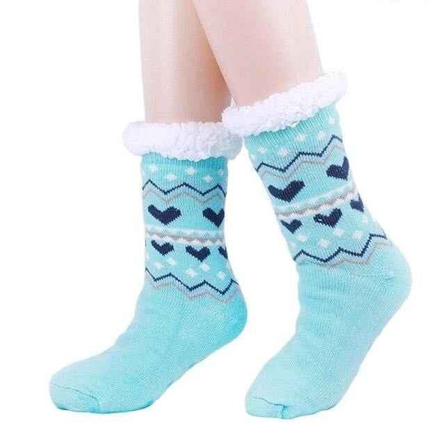 Chaussettes Pilou Bleu Clair Avec Motif Cœur(Chaussette Pilou Bleu Clair Coeur) 1 Chaussettes Pilou Bleu Clair Avec Motif Cœur(Chaussette Pilou Bleu Clair Coeur)