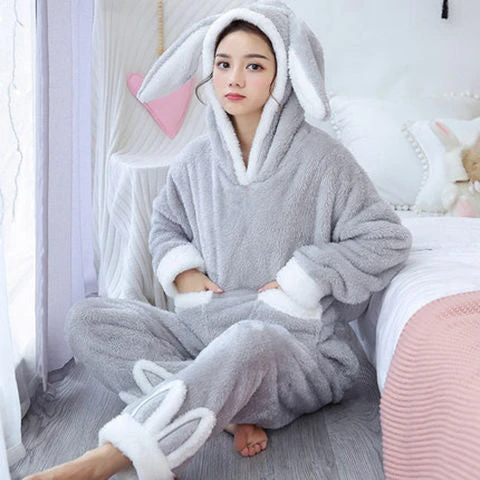 Pyjama Pilou Pilou Femme LAPIN GRIS(Pyjama Pilou Pilou Femme Lapin Gris) 1 Pyjama Pilou Pilou Femme LAPIN GRIS(Pyjama Pilou Pilou Femme Lapin Gris)