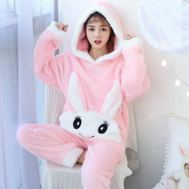 Pyjama Pilou Pilou Femme LAPIN ROSE(Pyjama Pilou Pilou Femme Lapin Rose) 1 Pyjama Pilou Pilou Femme LAPIN ROSE(Pyjama Pilou Pilou Femme Lapin Rose)