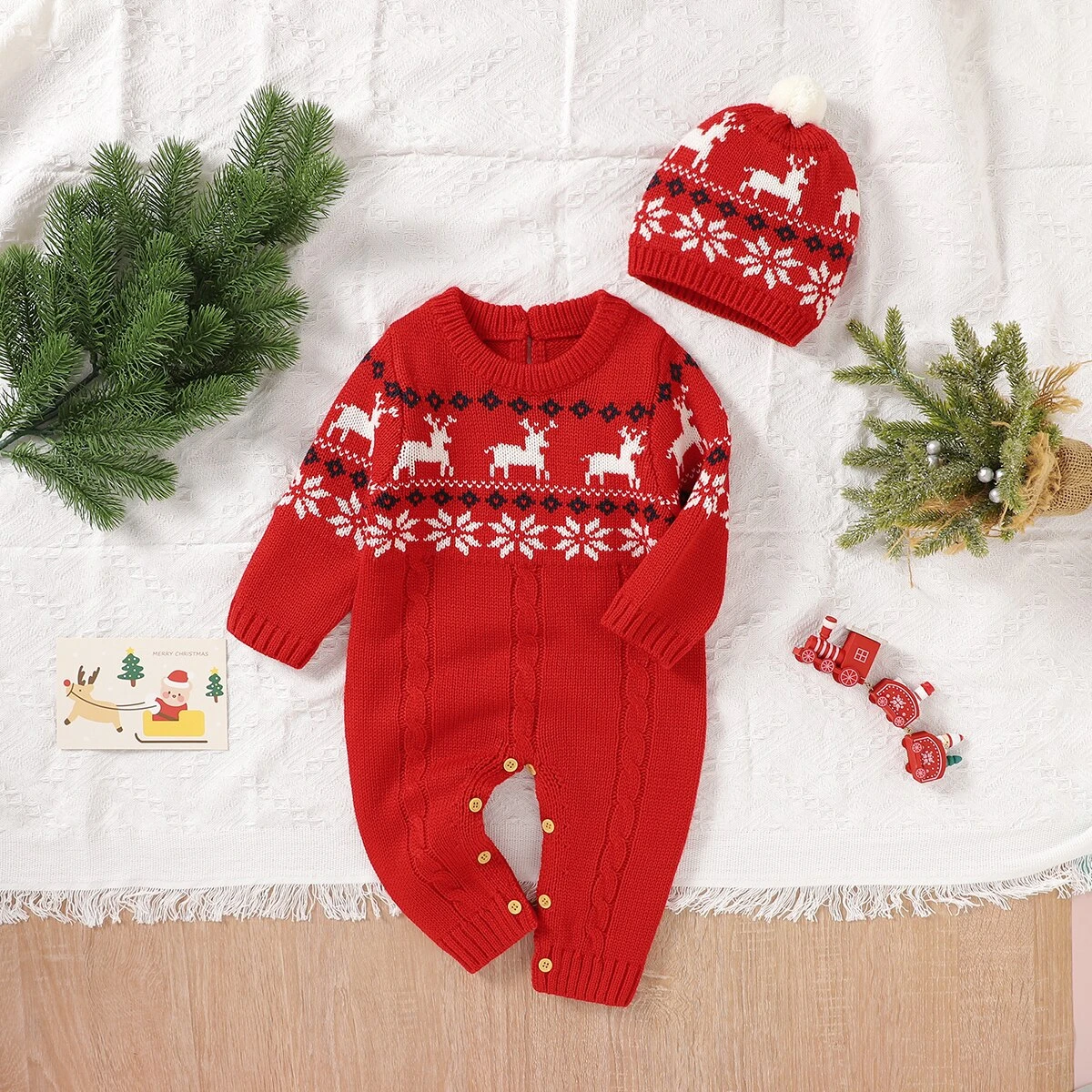 Pyjama Noël Bébé FLOCON(Pyjama Noel Bebe Flocon) 1 Pyjama Noël Bébé FLOCON(Pyjama Noel Bebe Flocon)