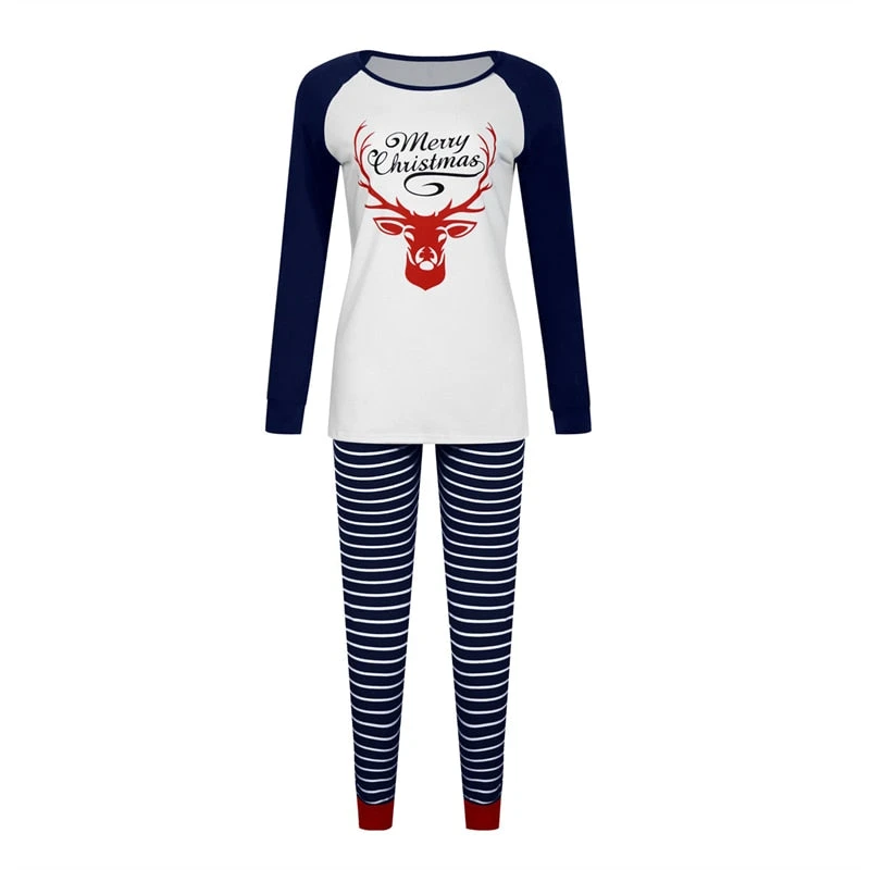 Pyjama Noël Femme RENNE BLEU(Pyjama Noel Femme Renne Bleu) 4 Pyjama Noël Femme RENNE BLEU(Pyjama Noel Femme Renne Bleu) – Image 4