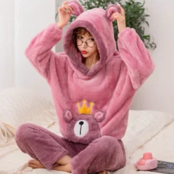 Pyjama Pilou Pilou Femme ROSE(Pyjama Pilou Pilou Femme Rose)