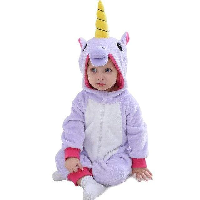Pyjama Licorne Bébé Violet LINOA(Pyjama Licorne Bebe Violet) 1 Pyjama Licorne Bébé Violet LINOA(Pyjama Licorne Bebe Violet)