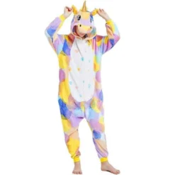 Pyjama Licorne Femme MULTICOLORE(Pyjama Licorne Femme Multicolore 4)