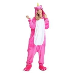 Pyjama Licorne Femme ROSE(Pyjama Licorne Femme Rose 1)