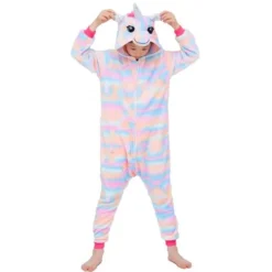 Pyjama Licorne Fille TRICOLORE(Pyjama Licorne Fille Tricolore 1)