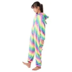 Pyjama Licorne Fille ARC-EN-CIEL(Pyjama Licorne Fille Arc En Ciel) -Boutique De Pyjamas pyjama pilou pilou licorne fille astra sans capuche 600x600 1